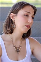 Collana Ayala Bar Donna Drops of Gold in Lega metallica Cristallo C3660 - C3660